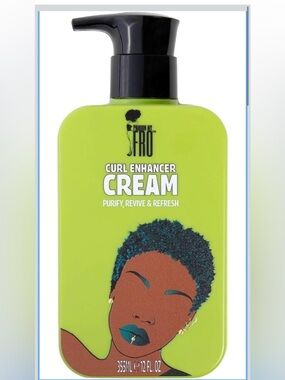 Pardon My Fro Curl Enhancing Cream - Long Lasting Hydrating Curl Cream 12 fl oz